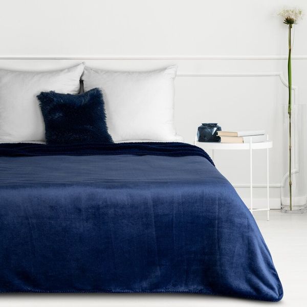 Eurofirany Eurofirany Unisex's Blanket 436608 Navy Blue