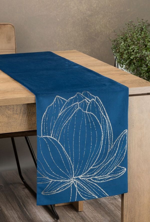 Eurofirany Eurofirany Unisex's Tablecloth 389238 Navy Blue