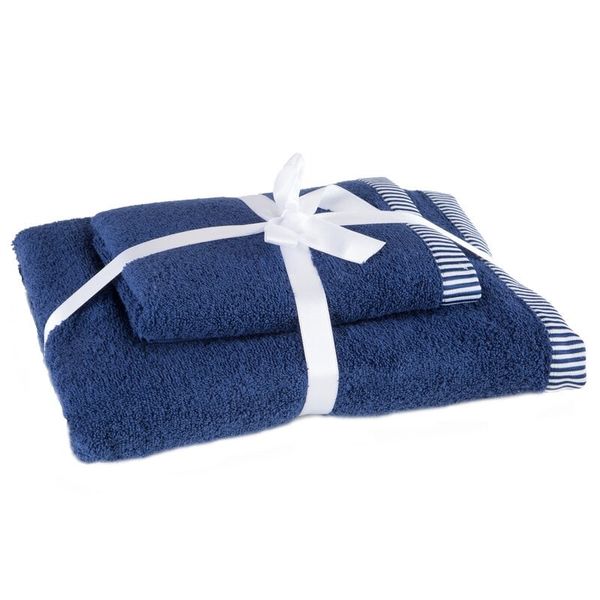 Eurofirany Eurofirany Unisex's Towel 425159 Navy Blue