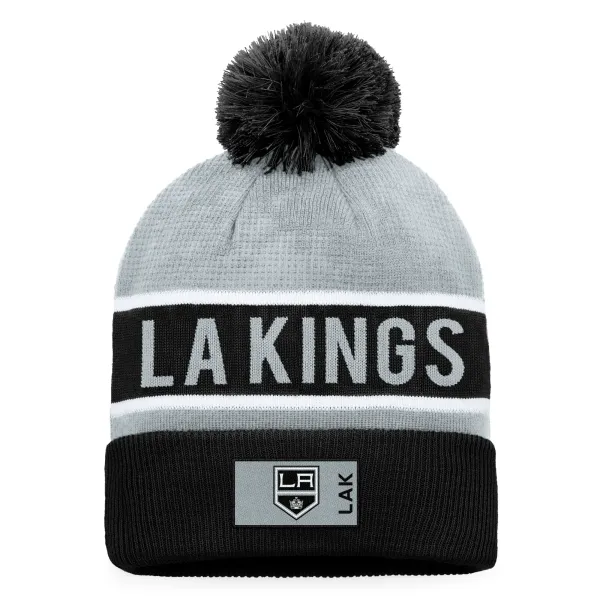 Fanatics Fanatics Authentic Pro Game & Train Cuffed Pom Knit Los Angeles Kings Winter Hat