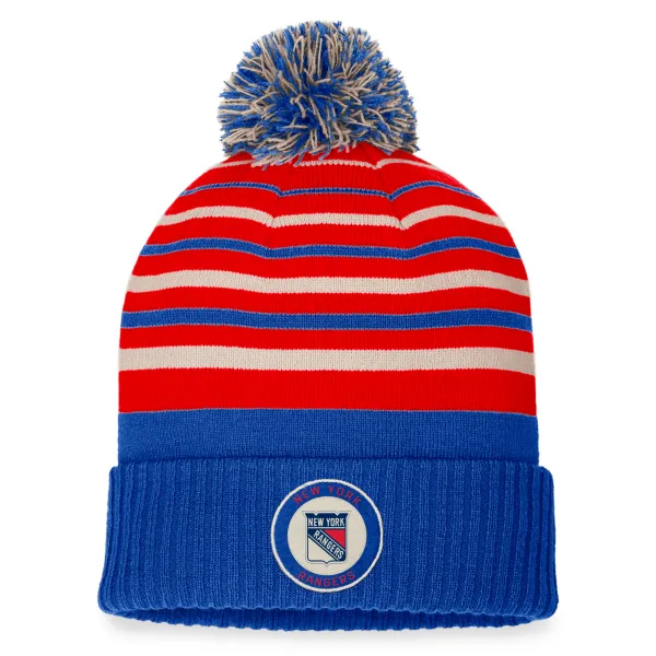 Fanatics Fanatics True Classic Beanie with Pom New York Rangers Winter Hat