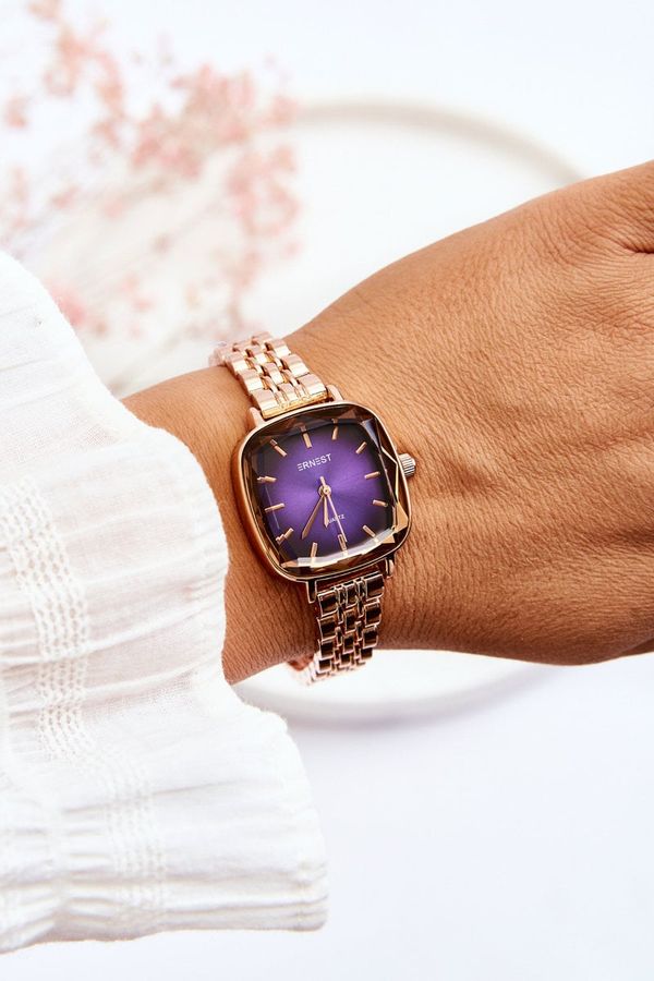 Kesi Fashion watches With pink ERNEST dial Rose gold