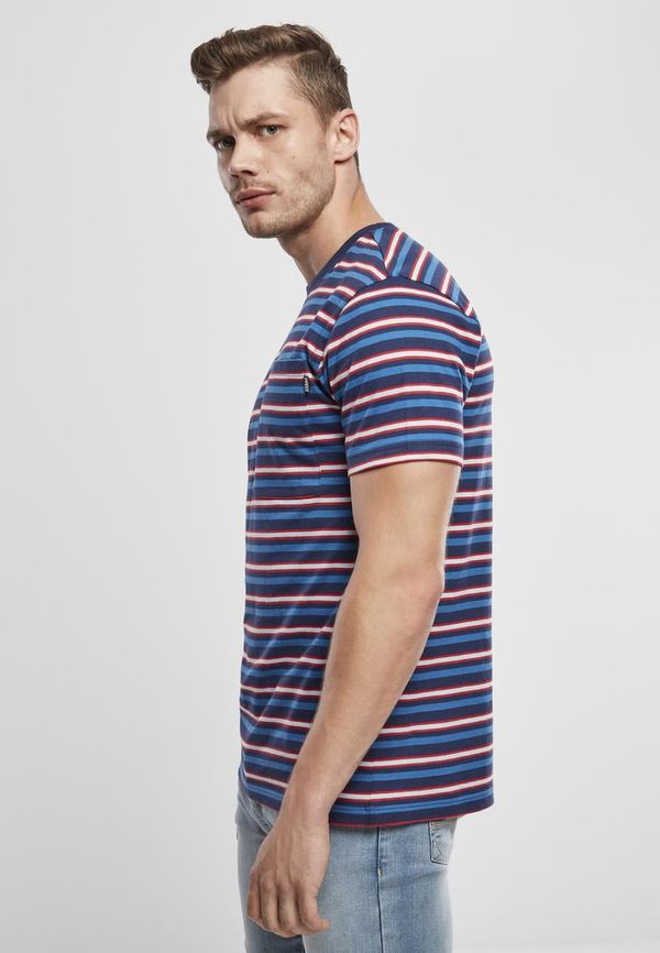 UC Men Fast Stripe Pocket T-Shirt Dark Blue/Urban Red