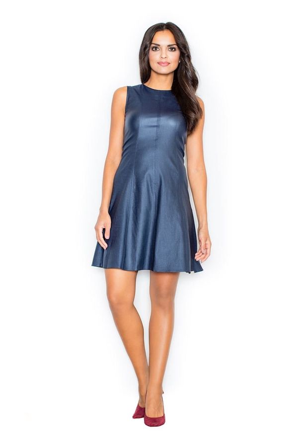 Figl Figl Woman's Dress M342 Navy Blue