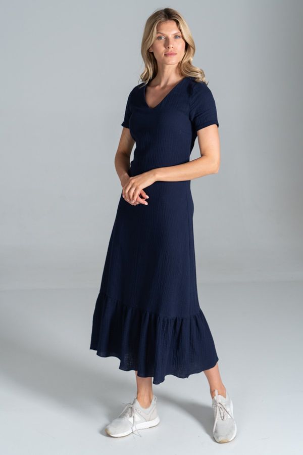 Figl Figl Woman's Dress M827 Navy Blue