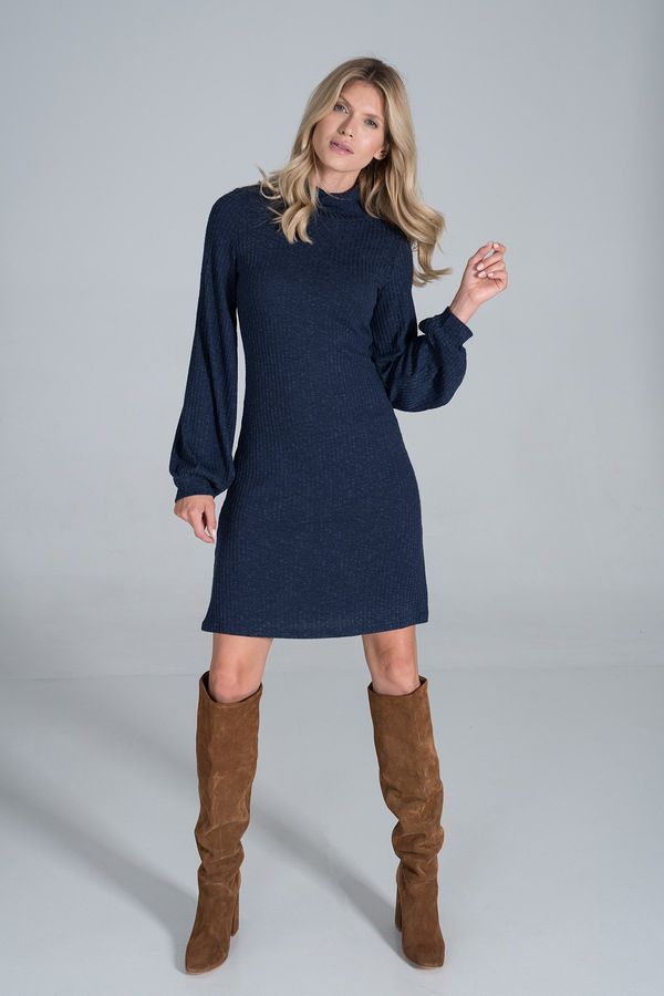 Figl Figl Woman's Dress M831 Navy Blue