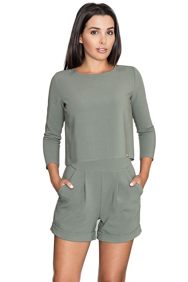 Figl Figl Woman's Jumpsuit M445 Olive