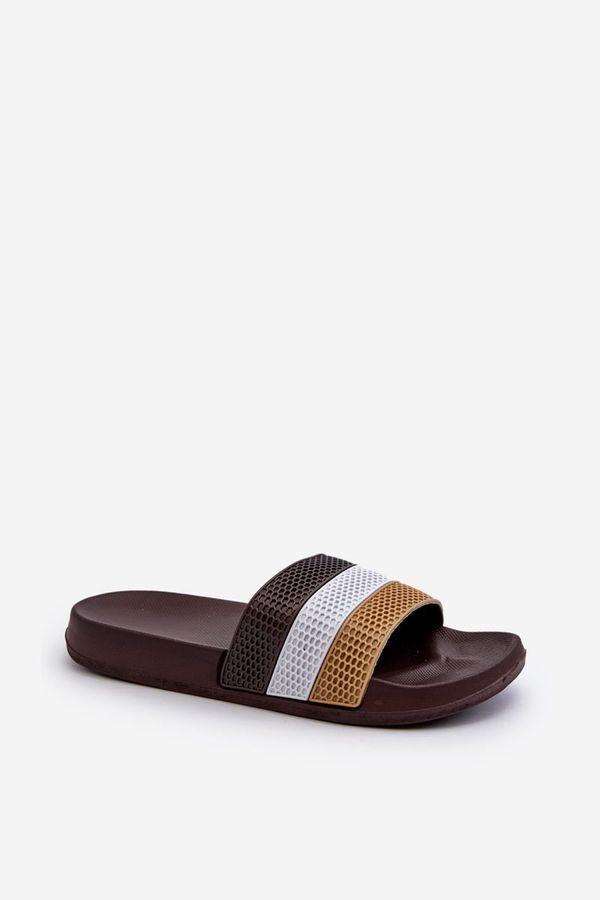 FK1 FK1 Classic Men's Flip Flops with Straps Brown Sylri