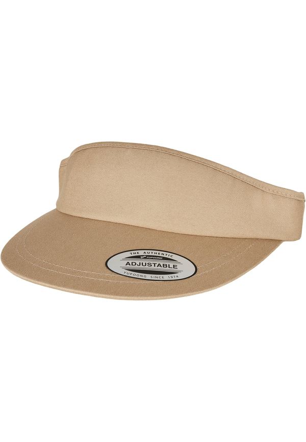 Flexfit Flat khaki cap with round visor