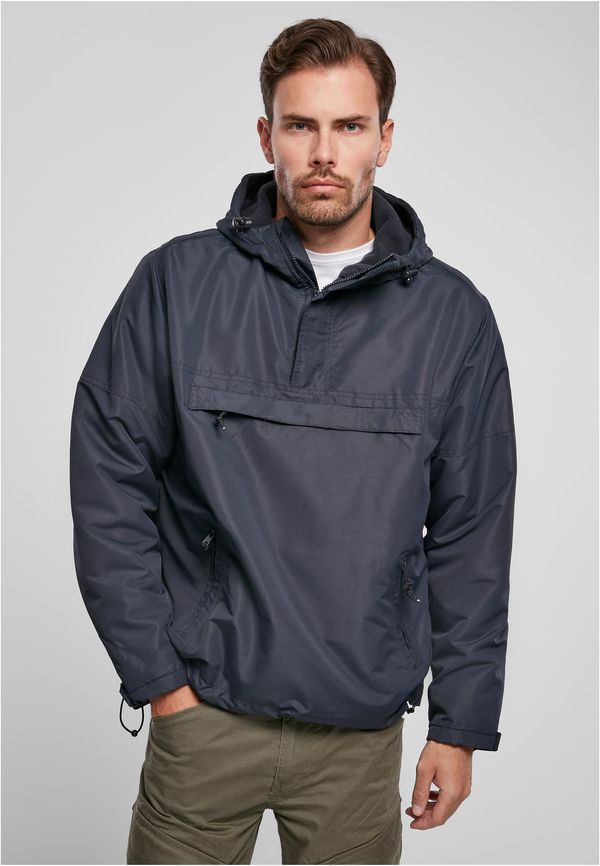 Brandit Fleece Pull Over Windbreaker Navy