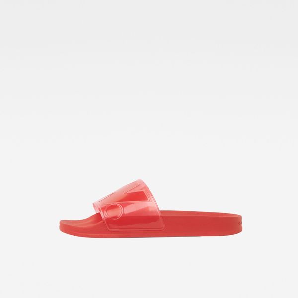 G Star Flip-flops - G-STAR Cart Slide II - Transparent red