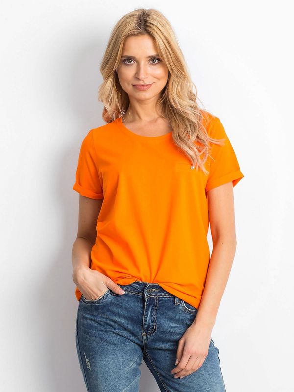 Fashionhunters Fluo orange T-shirt Transformative