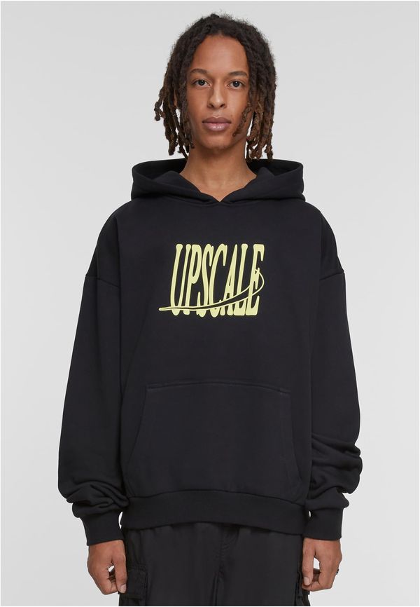 MT Upscale Fortune Cranes Ultra Heavy Oversize Black Sweatshirt