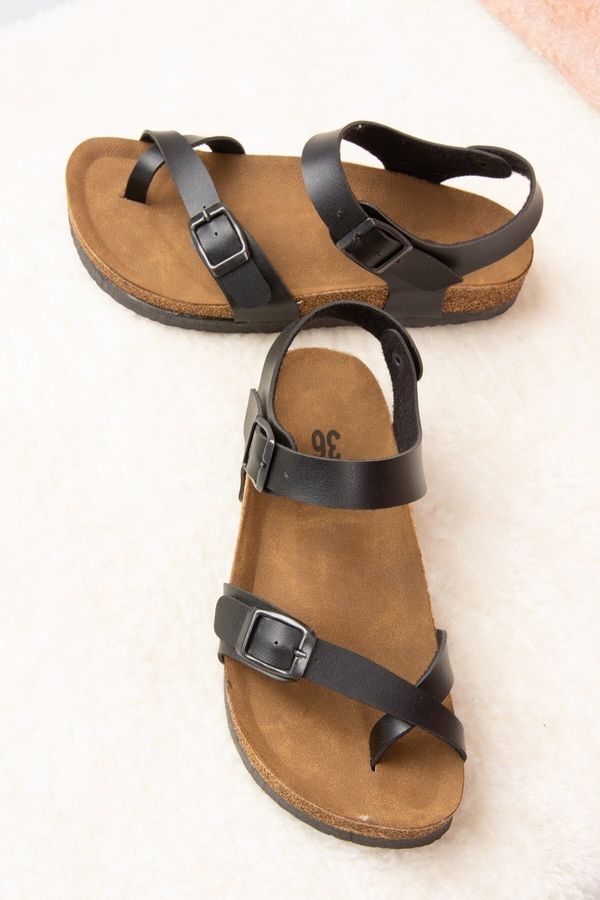 Fox Shoes Fox Shoes Black Women's Sandals