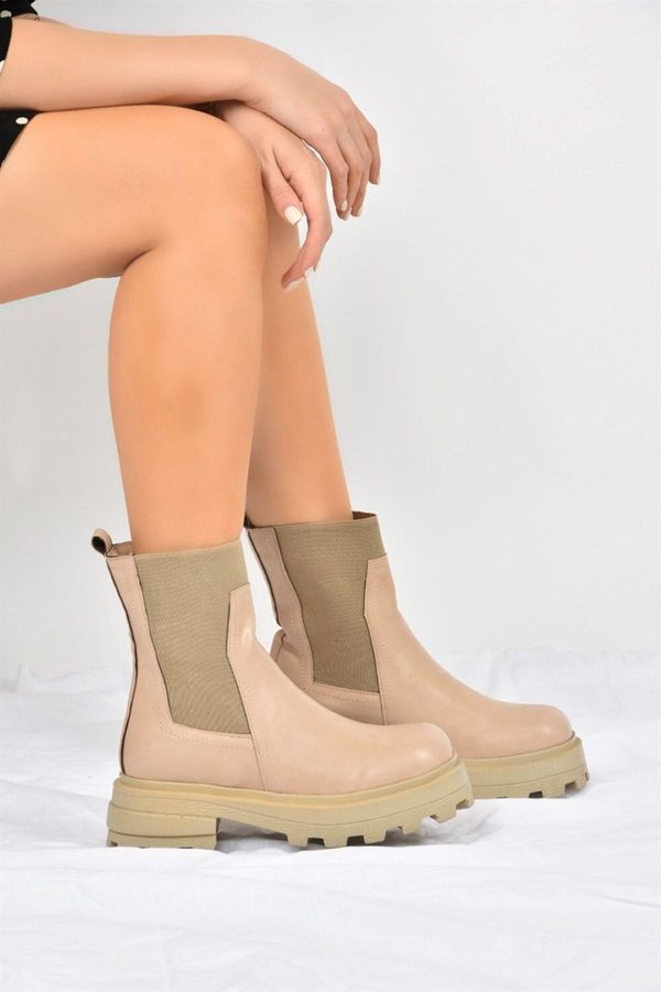 Fox Shoes Fox Shoes Elasticated Women's Boots with Thick Soles