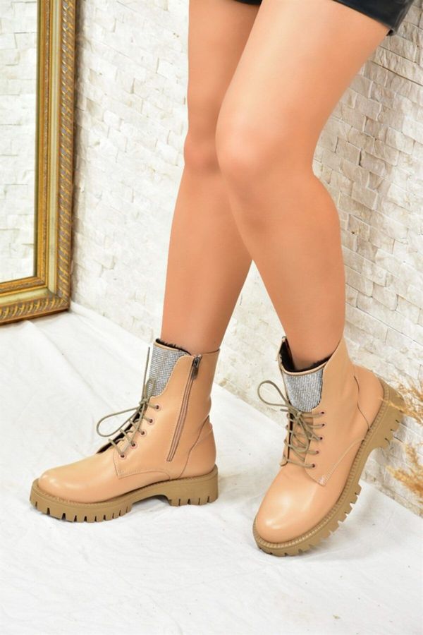 Fox Shoes Fox Shoes Nude Stone Daily Women's Boots Boots