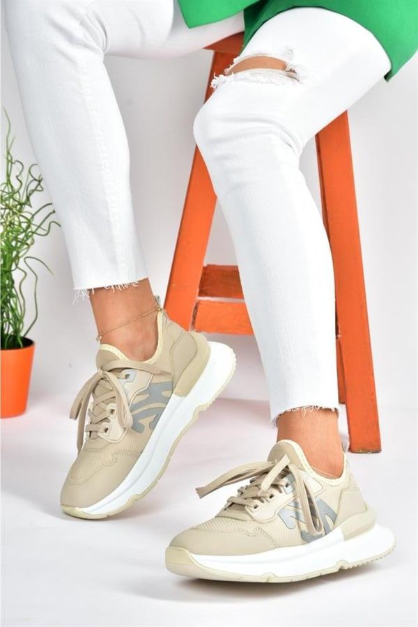 Fox Shoes Fox Shoes P973516904 Skinny Fabric Thick Soled Sneakers Sneakers