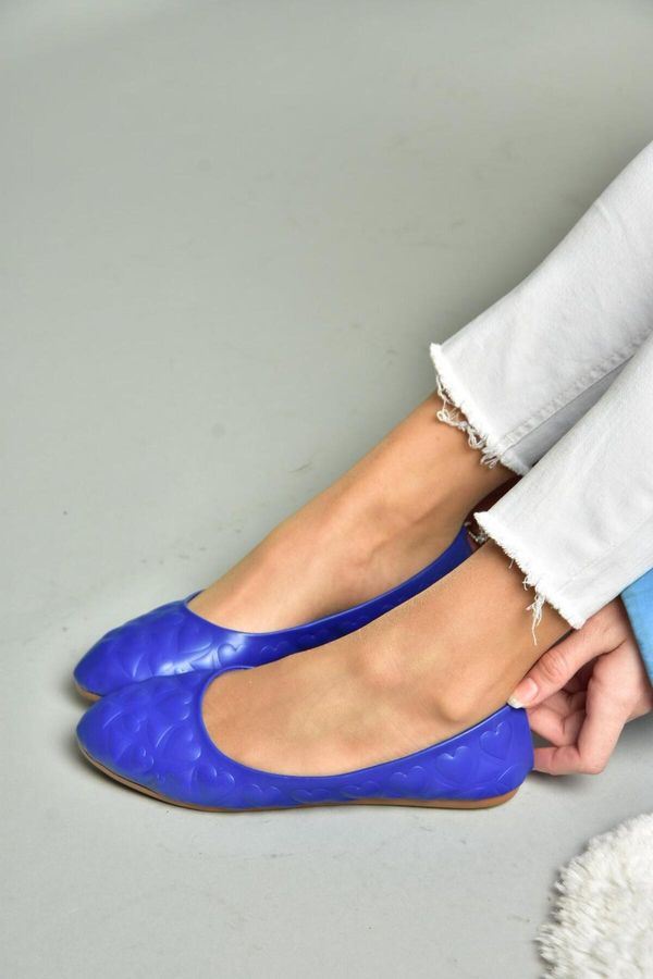 Fox Shoes Fox Shoes S314020209 Women's Saxe Blue Flat