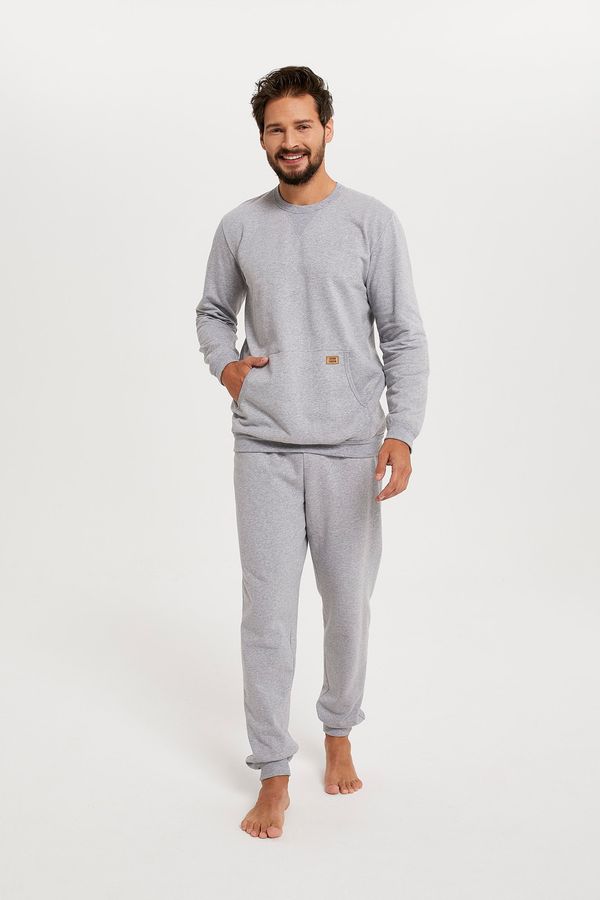 Italian Fashion Fox tracksuit, long sleeves, long pants - melange