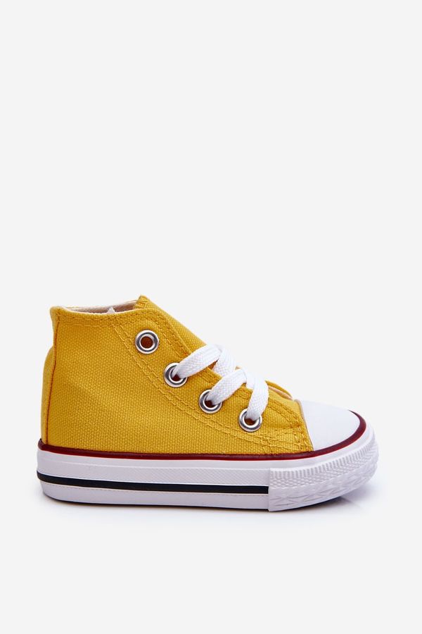 FR1 FR1 Children's High Sneakers Yellow Filemon