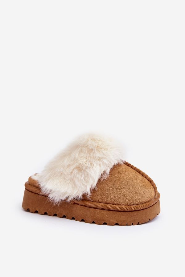 FR1 FR1 Children's Slippers With Faux Fur Birasta