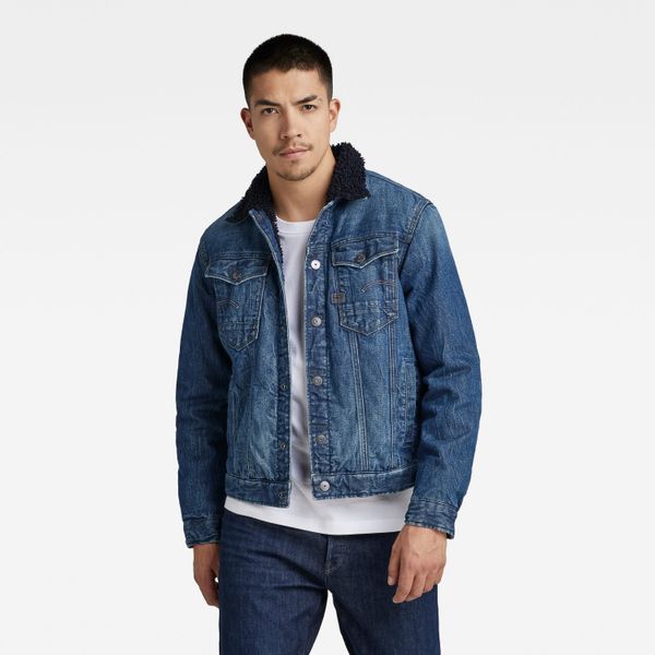 G Star G-STAR Jacket - Arc 3D Sherpa Jacket Blue