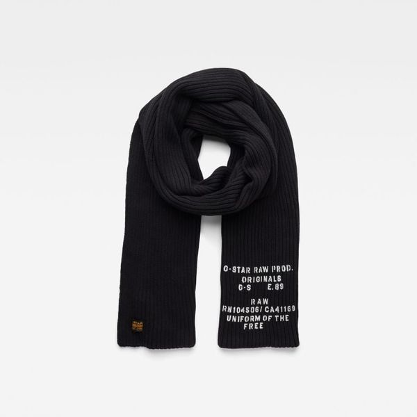 G Star G-STAR Scarf - Effo Scarf Text black