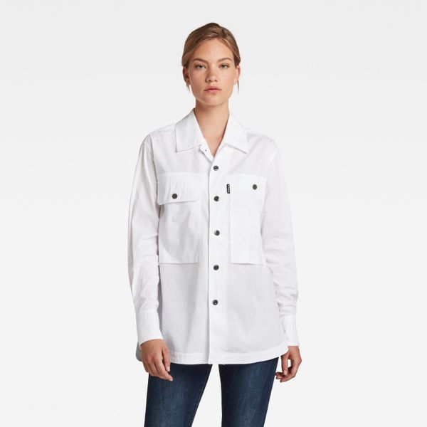 G Star G-STAR Shirt - Boyfriend shirt white