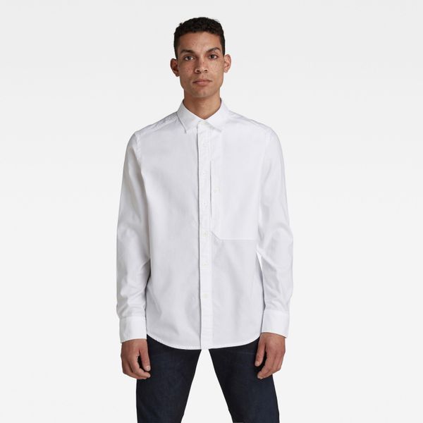 G Star G-STAR Shirt - Oxford regular shirt white