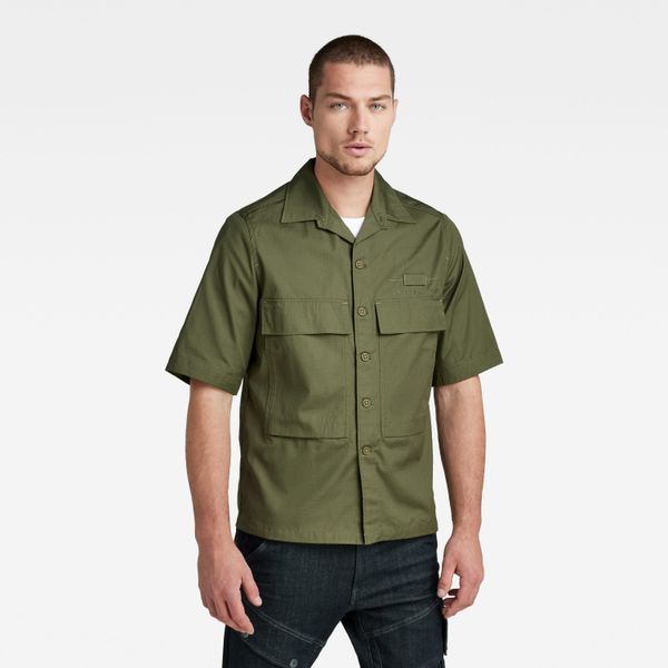 G Star G-STAR Shirt - Pocketony service reg shirt s\s green