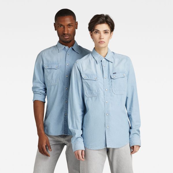 G Star G-STAR Shirt - Worker Slim Shirt blue