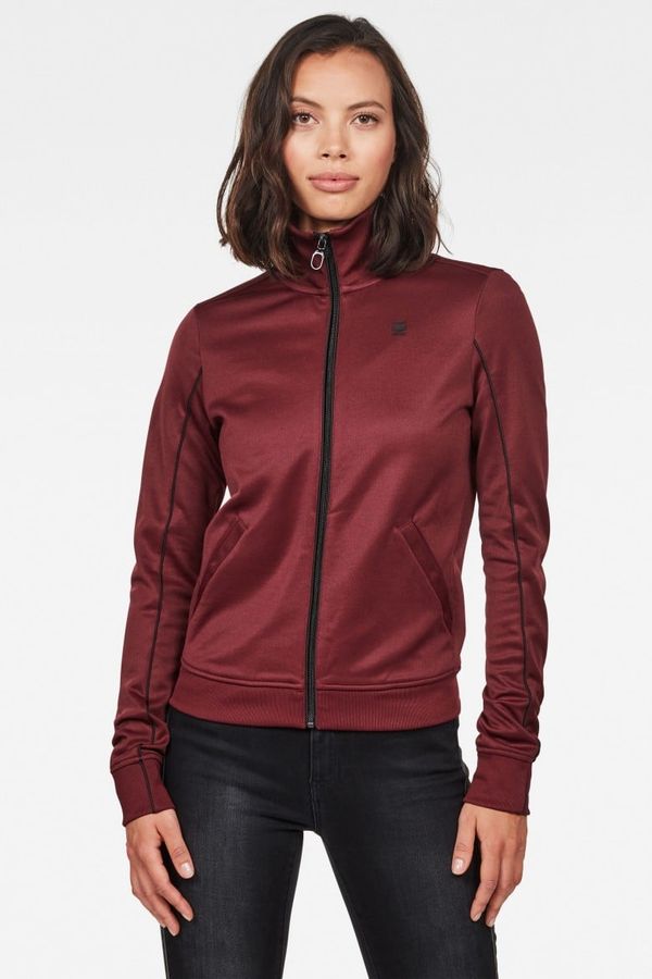 G Star G-STAR Sweatshirt - Lanc slim tracktop sw wmn l\s burgundy