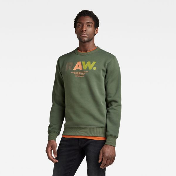 G Star G-STAR Sweatshirt - Multi colored RAW. R SW Green