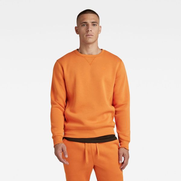 G Star G-STAR Sweatshirt - Premium core r sw l\s orange