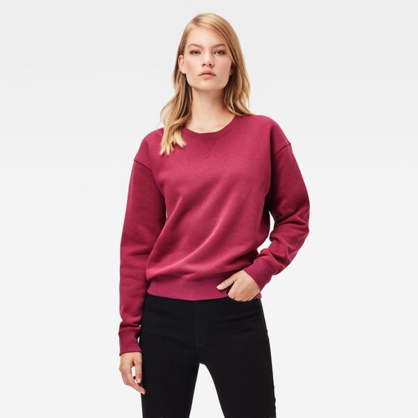 G Star G-STAR Sweatshirt - Premium core r sw wmn l\s burgundy