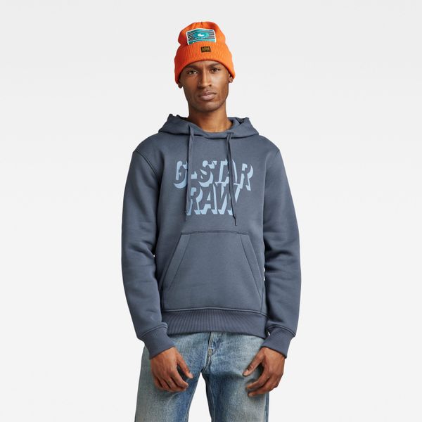 G Star G-STAR Sweatshirt - Retro shadow gr hdd sw blue