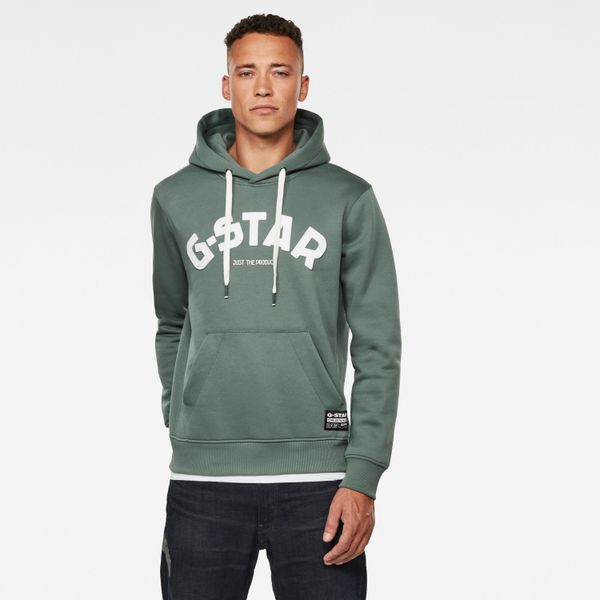 G Star G-STAR Sweatshirt - Varsity Felt hdd sw l\s green