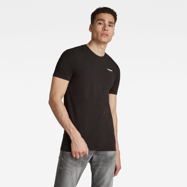 G Star G-STAR T-shirt - Slim base r t s\s black