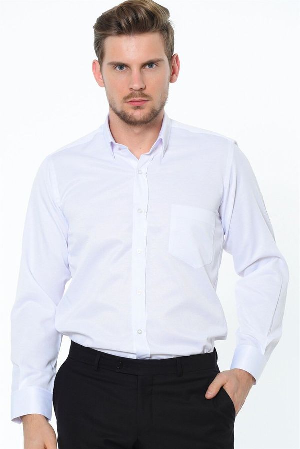 dewberry G676 DEWBERRY MEN'S SHIRT-WHITE