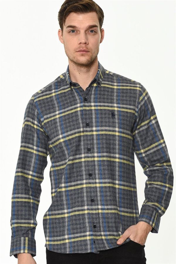 dewberry G700 DEWBERRY MEN'S SHIRT-NAVY BLUE