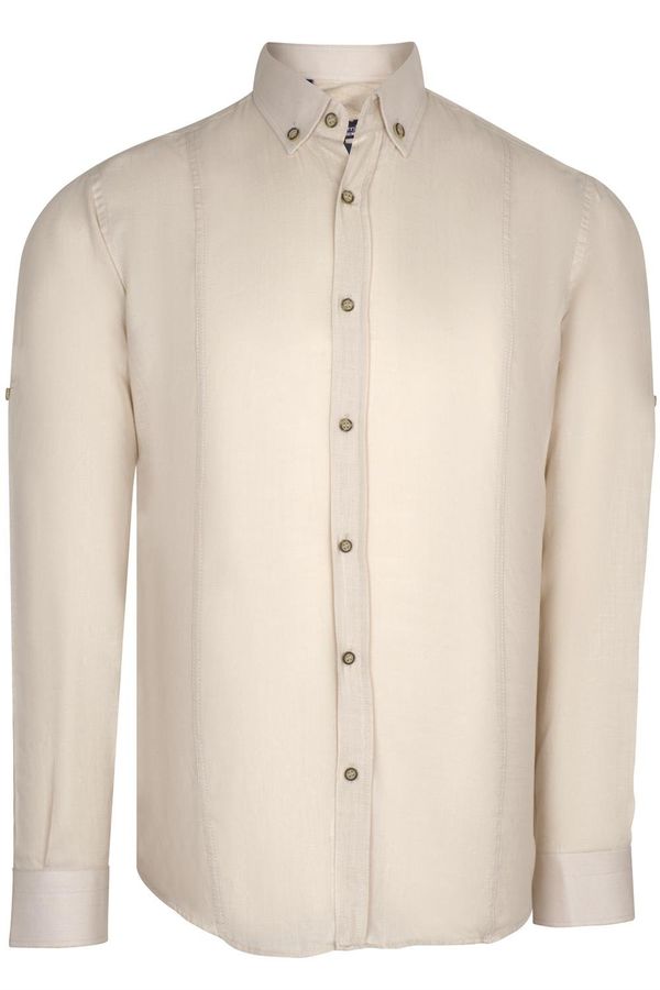 dewberry G721 DEWBERRY MENS SHIRT-PLAIN BEIGE