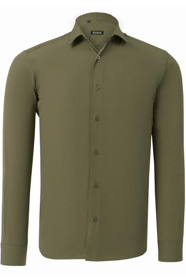 dewberry G726 DEWBERRY MENS SHIRT-GREEN