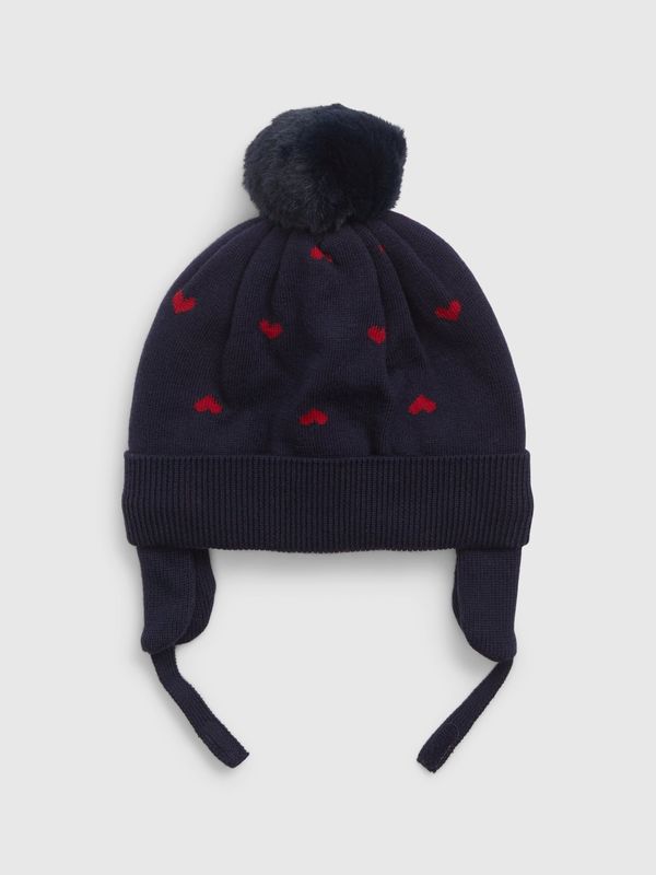 GAP GAP Baby Beanie with Pompom - Girls