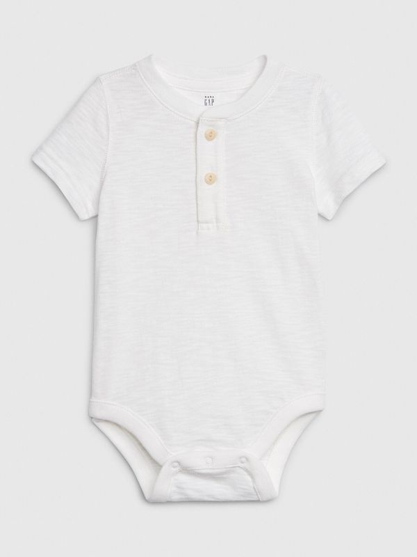 GAP GAP Baby body henley short sleeve bodysuit - Boys