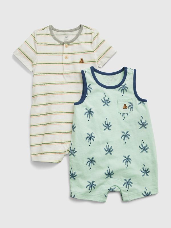 GAP GAP Baby overall, 2 shorty one-piece - Guys