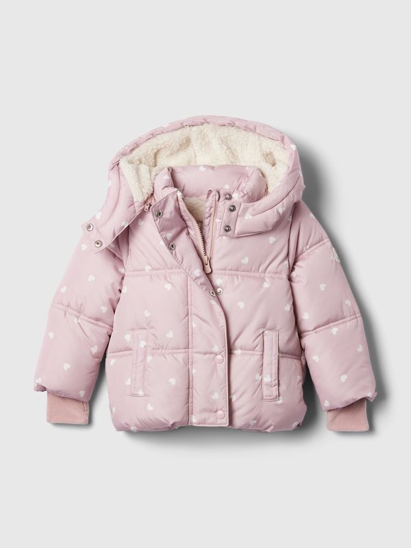 GAP GAP Baby quilted waterproof jacket - Girls