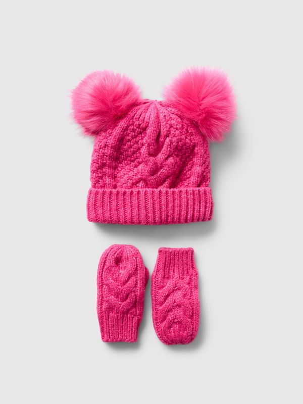 GAP GAP Baby set of gloves and hat - Girls