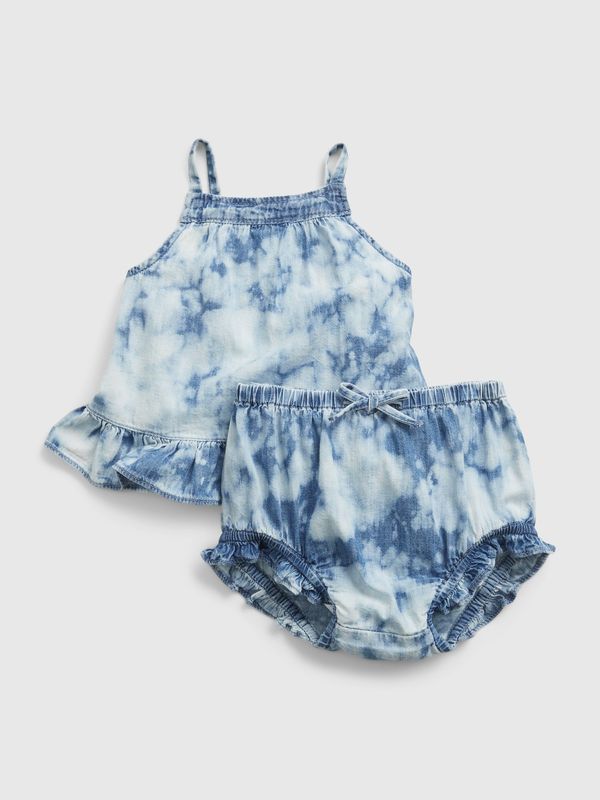 GAP GAP Baby set tie-dye denim outfit set - Girls