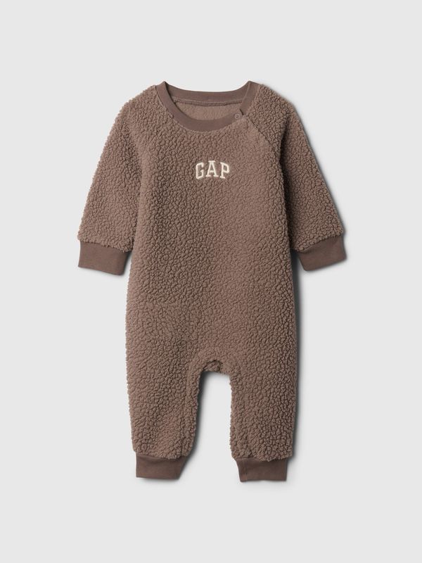 GAP GAP Baby sherpa jumpsuit with logo - Boys