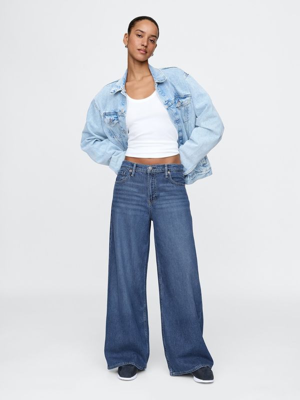 GAP GAP Baggy Mid Rise UltraSoft Jeans - Women's